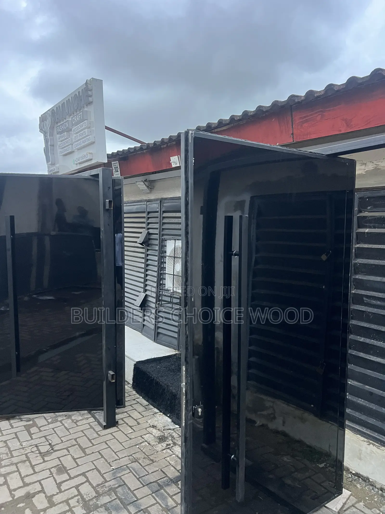 Glossy Finished Pivot Door