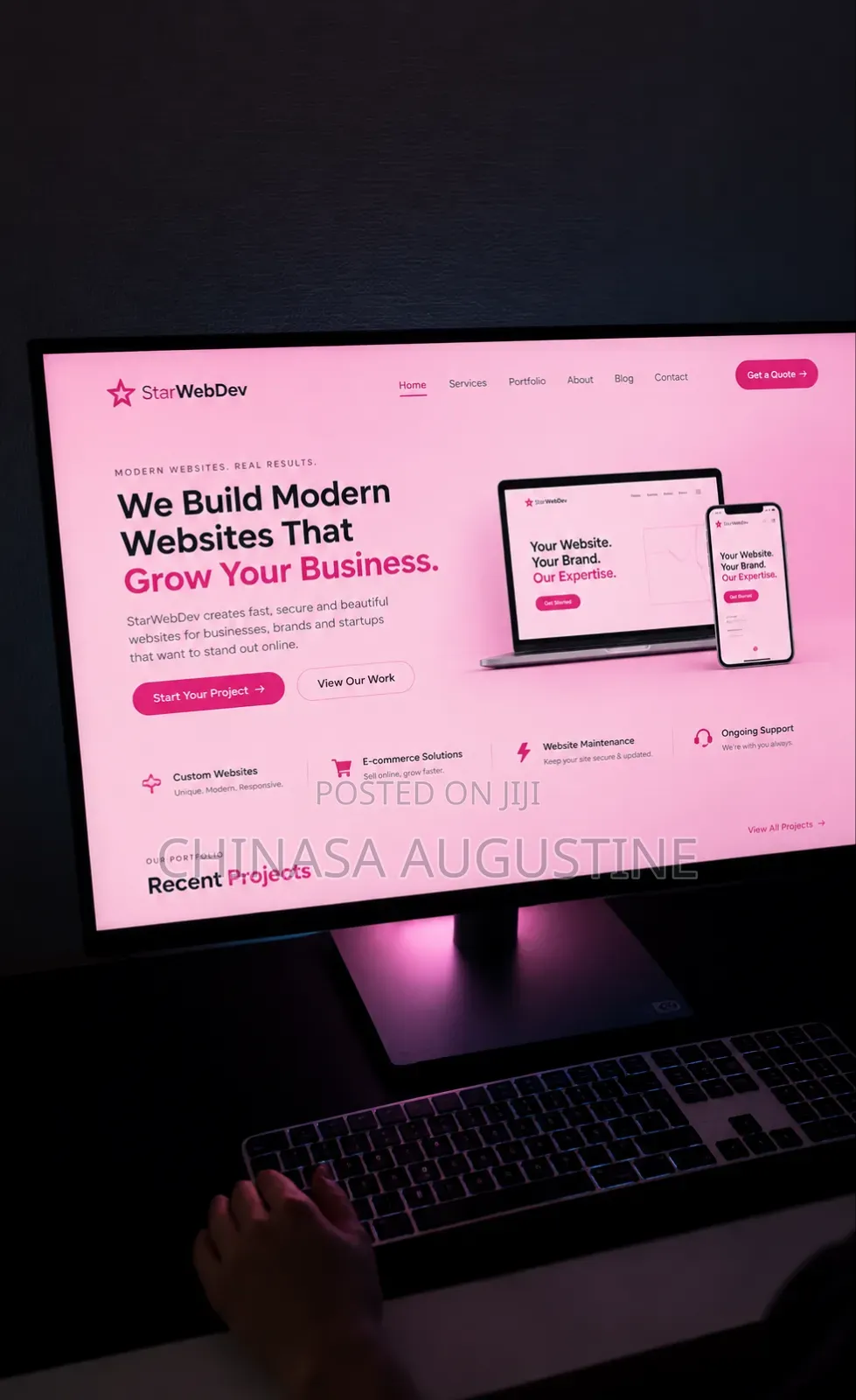 UI/UX Flawless High-End Website Designer Developer
