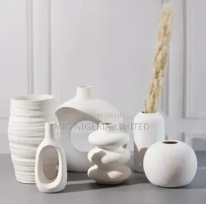 Ceramic Table Decorations Small Flower Vase Sets