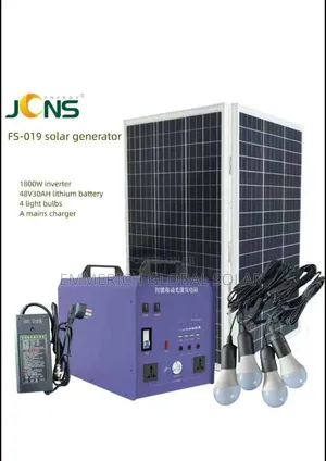 1800kwh Solar Generator Dat Can Carry the House and Fridge