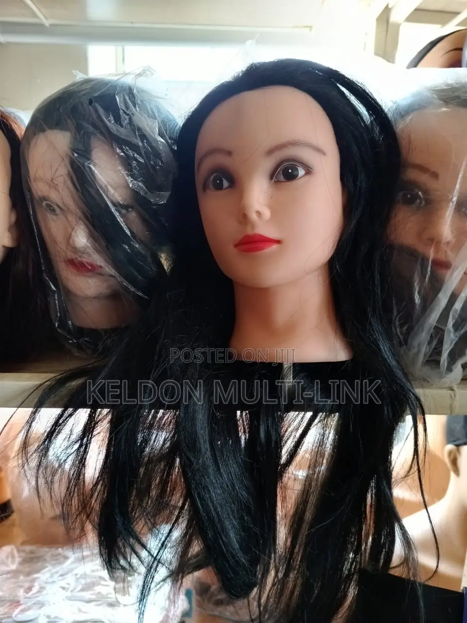 Dummy Head With Hair