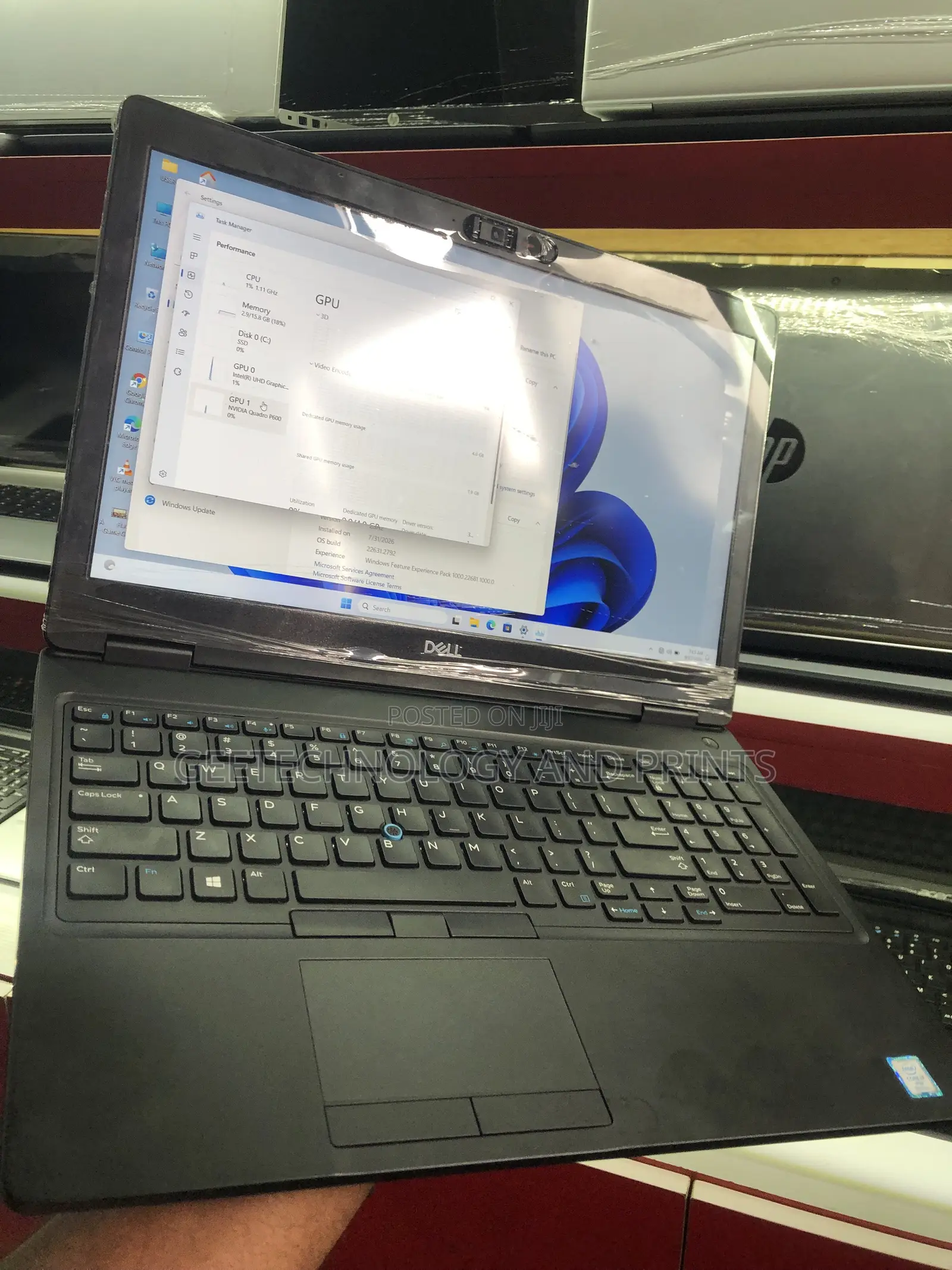 Laptop Dell Precision 3530 16GB Intel Core i7 SSD 256GB