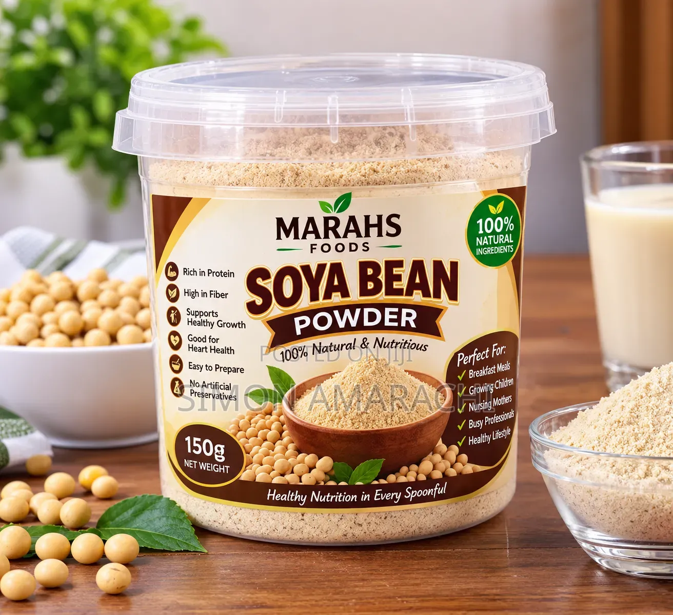Pure Soya Bean Powder
