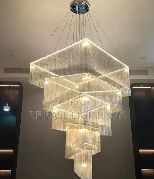 Modern Cascading LED Chandelier
