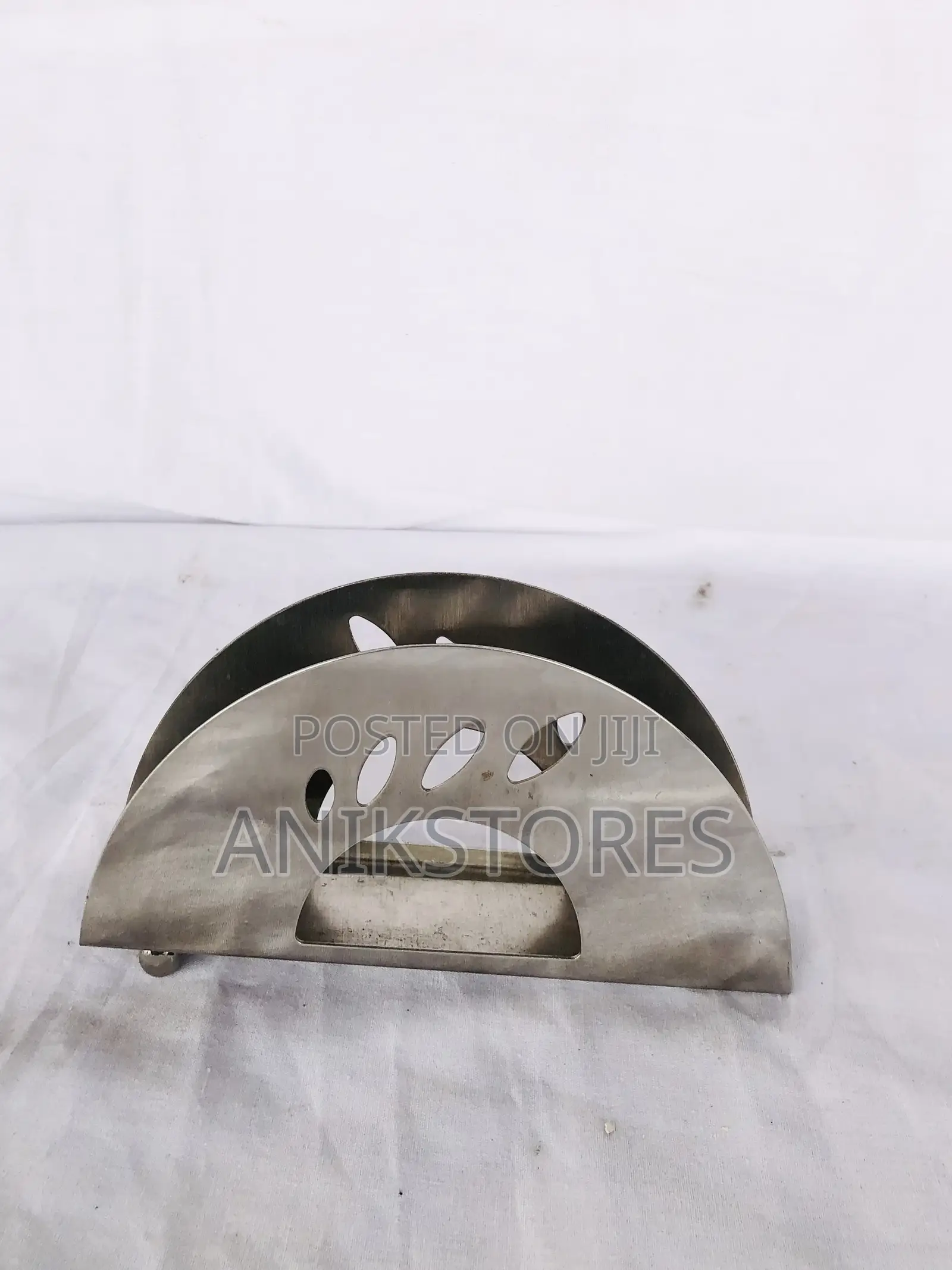 Stainless Serviette Holder (Curve)