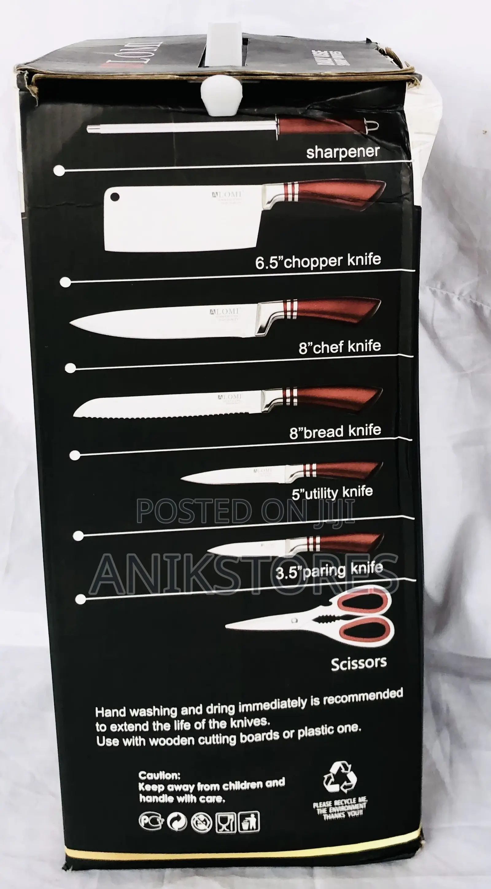 Alomi 8pcs Knife Set