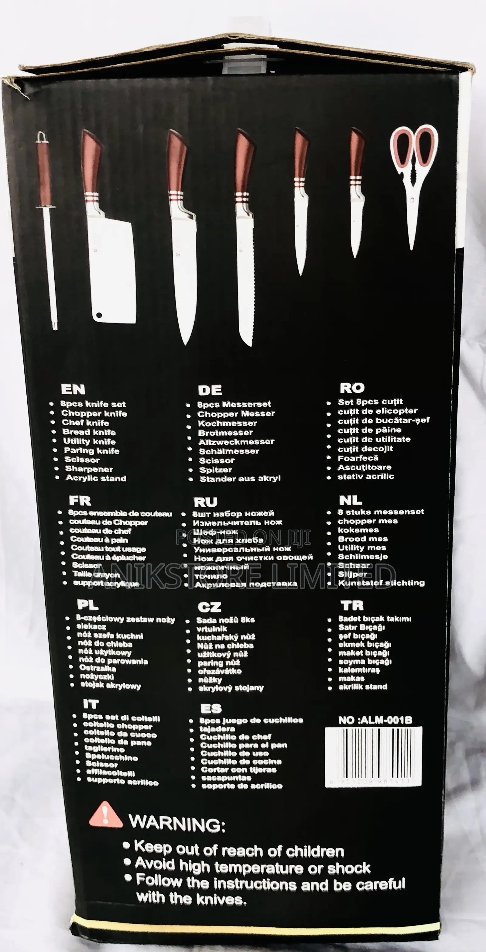 Alomi 8pcs Knife Set