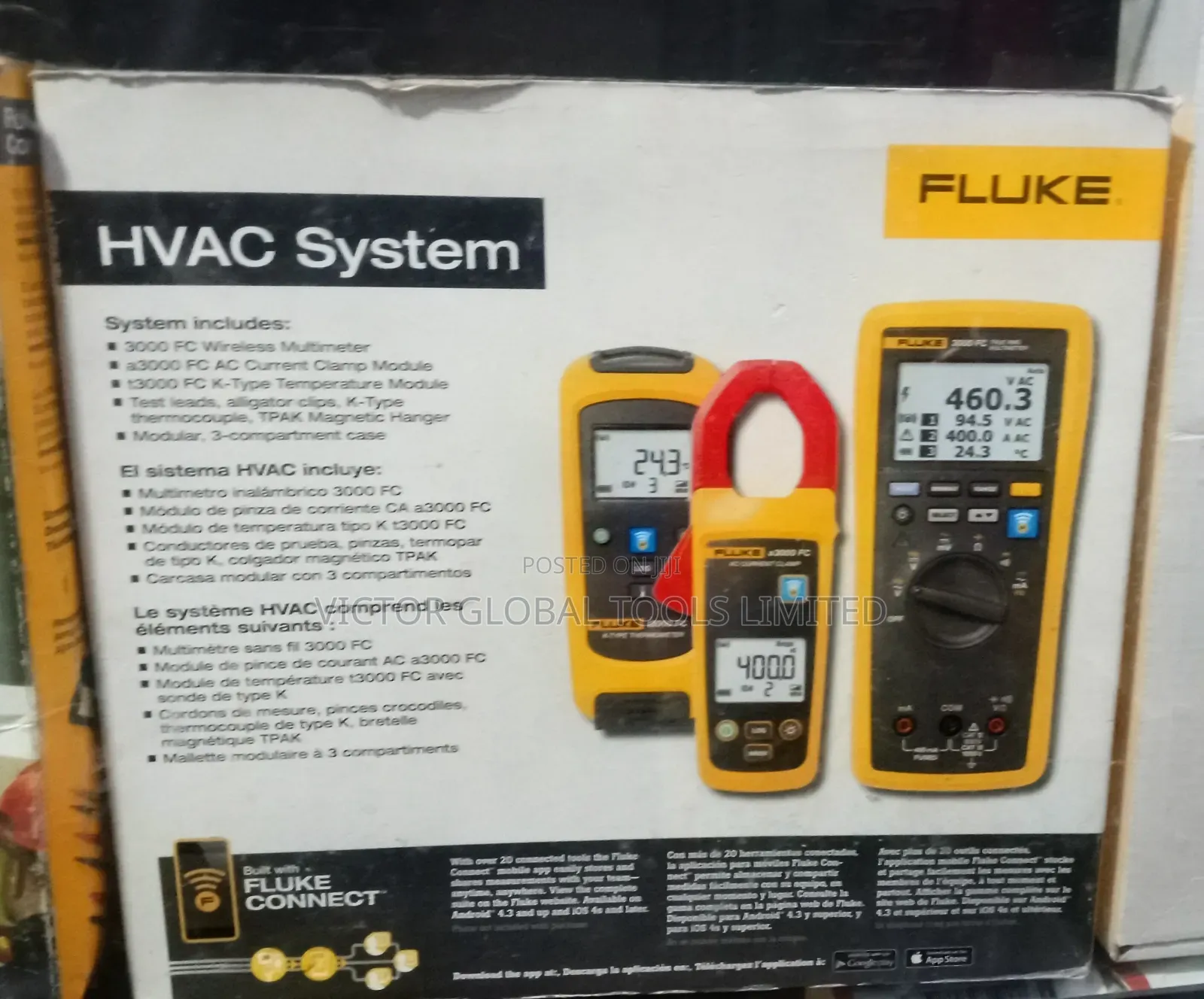 Fluke 3000 FC Wireless HVAC System Kit