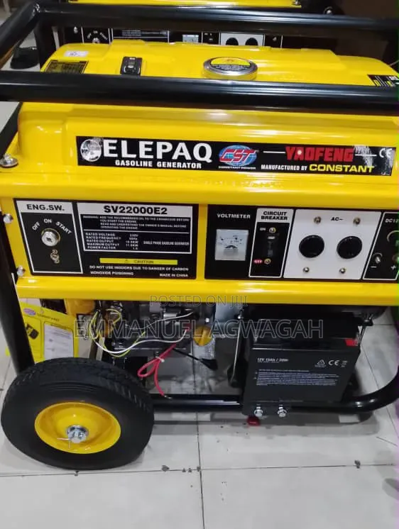 Generator Sv22000e2 Elepaq Petrol Generators 10kva