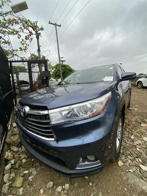 Toyota Highlander Limited V6 4x2 (3.5L 6cyl 6A) 2016 Blue