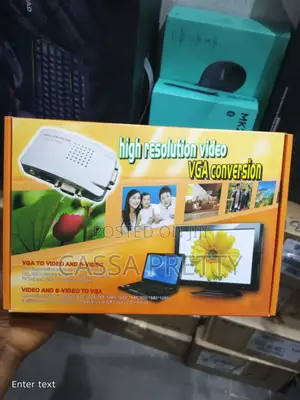 High Resolution VIDEO to VGA / VGA to VIDEO Converter Box