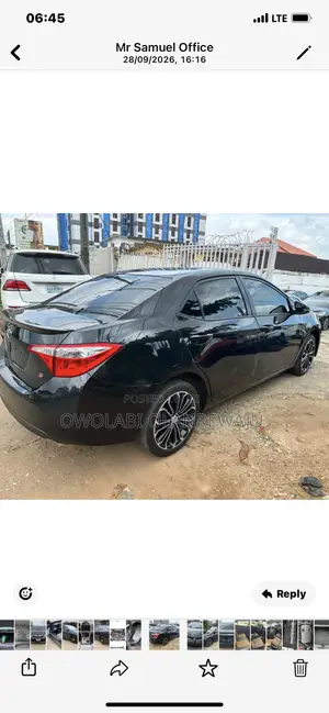 Toyota Corolla 2016 Black