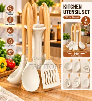 6pcs Silicone Utensil Set