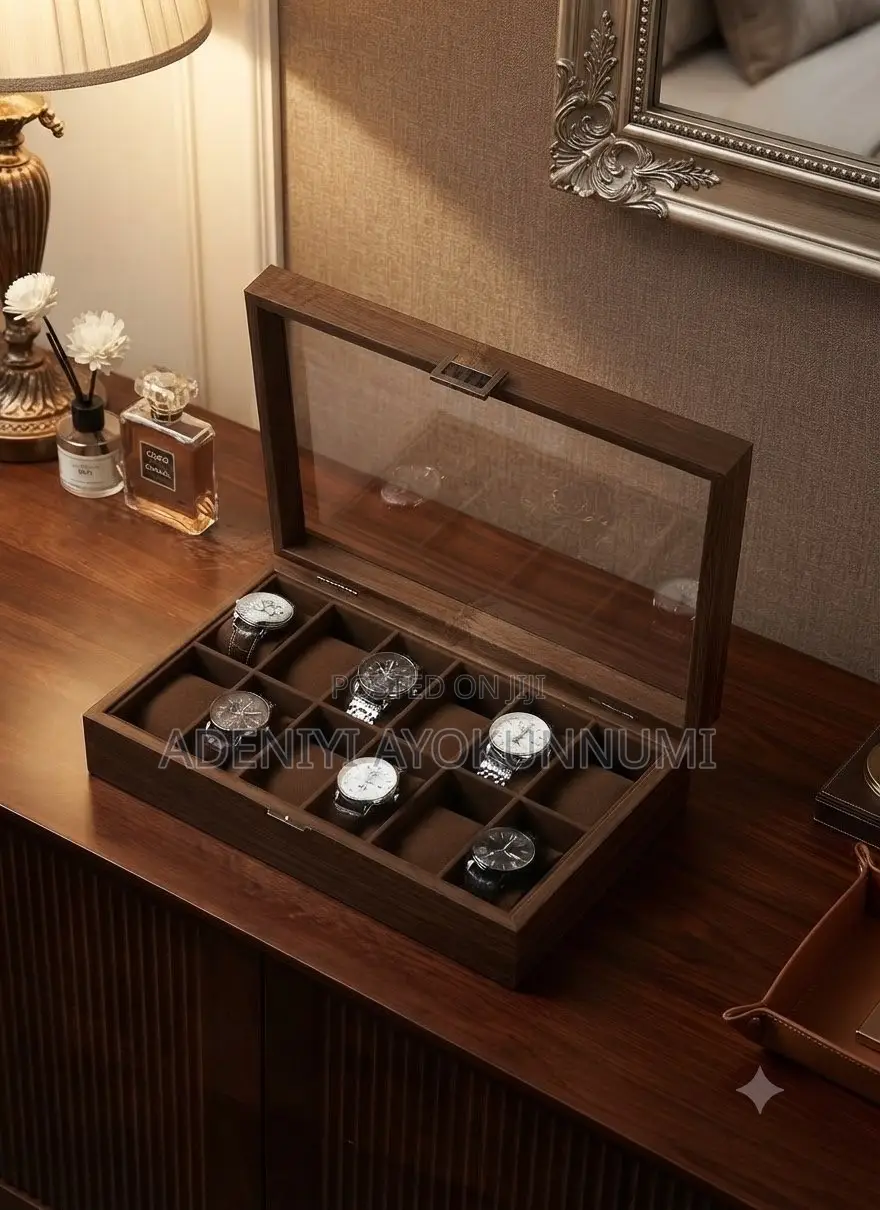 12 Slots Wristwatch Box