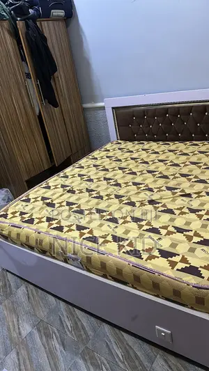 6x6 Bed Frame + Mattress for Sale – Good Condition