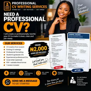 Professional CV Writing Design — Same Day Delivery