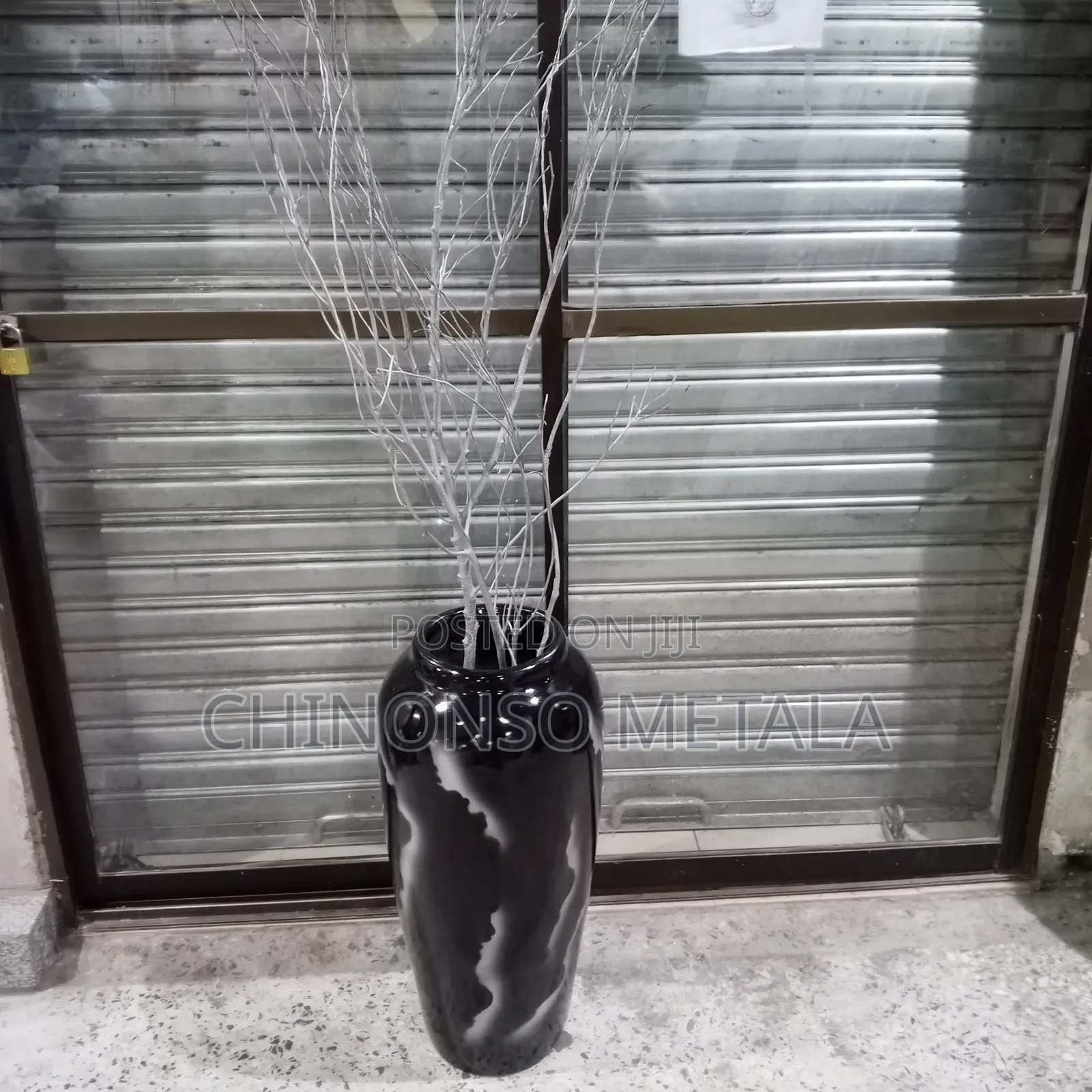 Fiber Glass Pots and Skeleton Plants