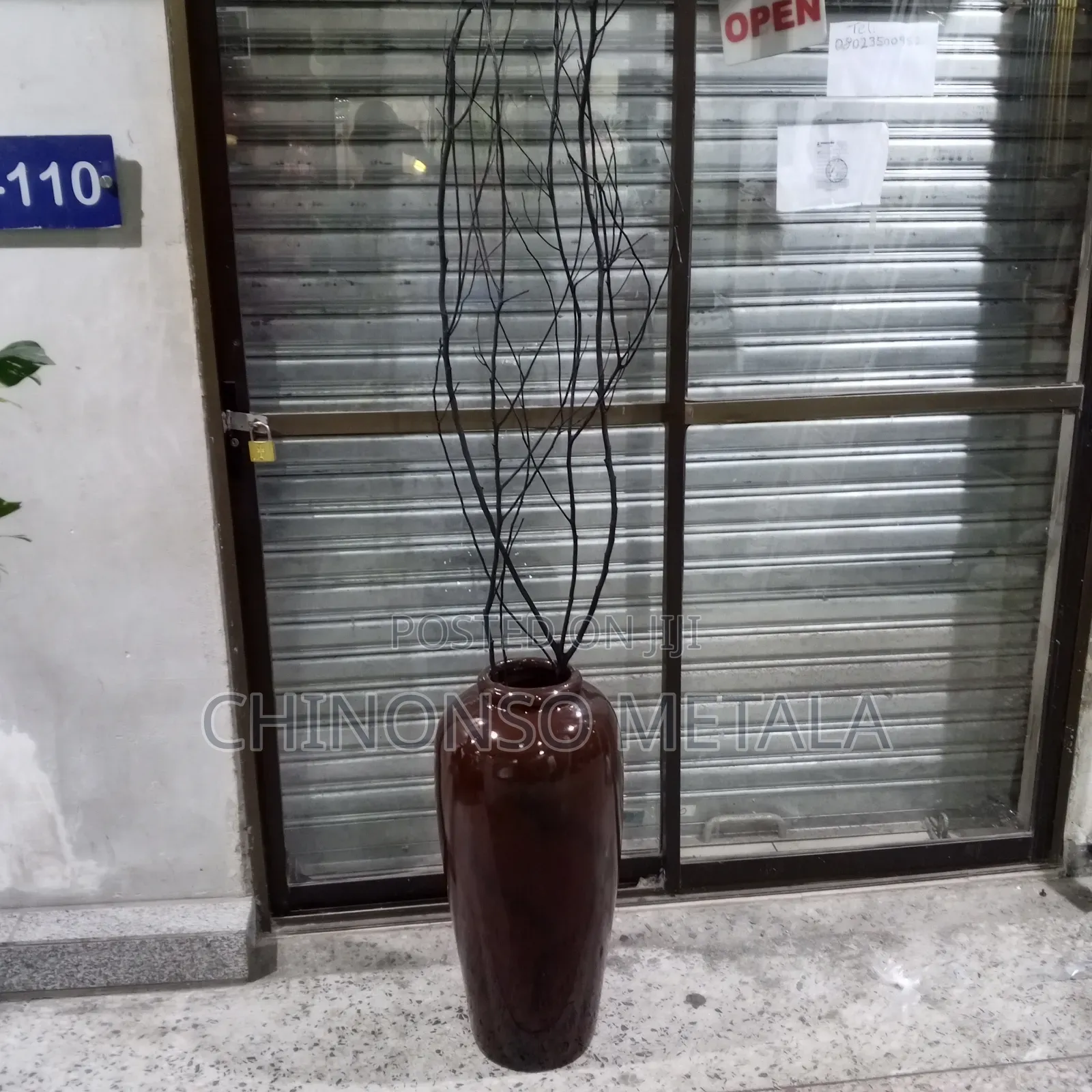 Fiber Glass Pots and Skeleton Plants