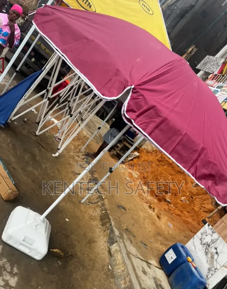 Umbrella Plastic Base White