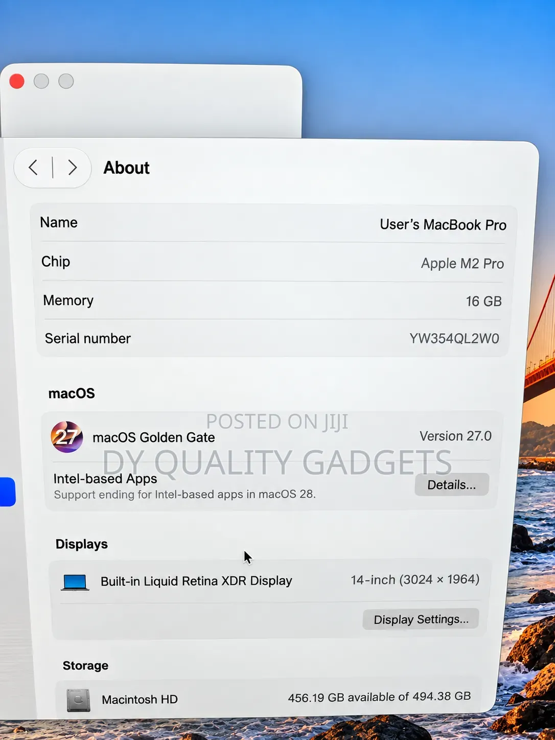 Laptop Apple MacBook Pro 2023 M2 Pro 16GB Apple M2 SSD 512GB