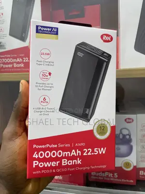 ITEL 40000mah Powerbank A1490