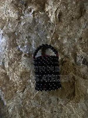 Pearl Beaded Bucket Bag