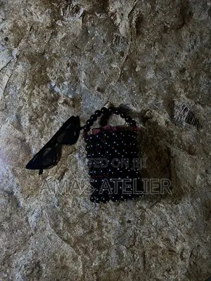 Pearl Beaded Bucket Bag