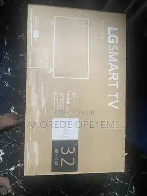 LG 32” Smart Television With Prime Video+Youtube+Netflix