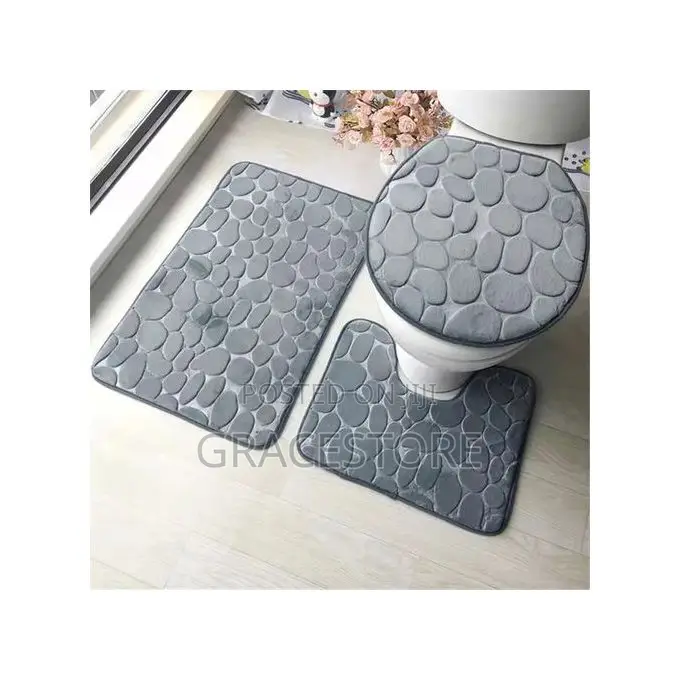 3 in 1 Toilet Bathroom Mat