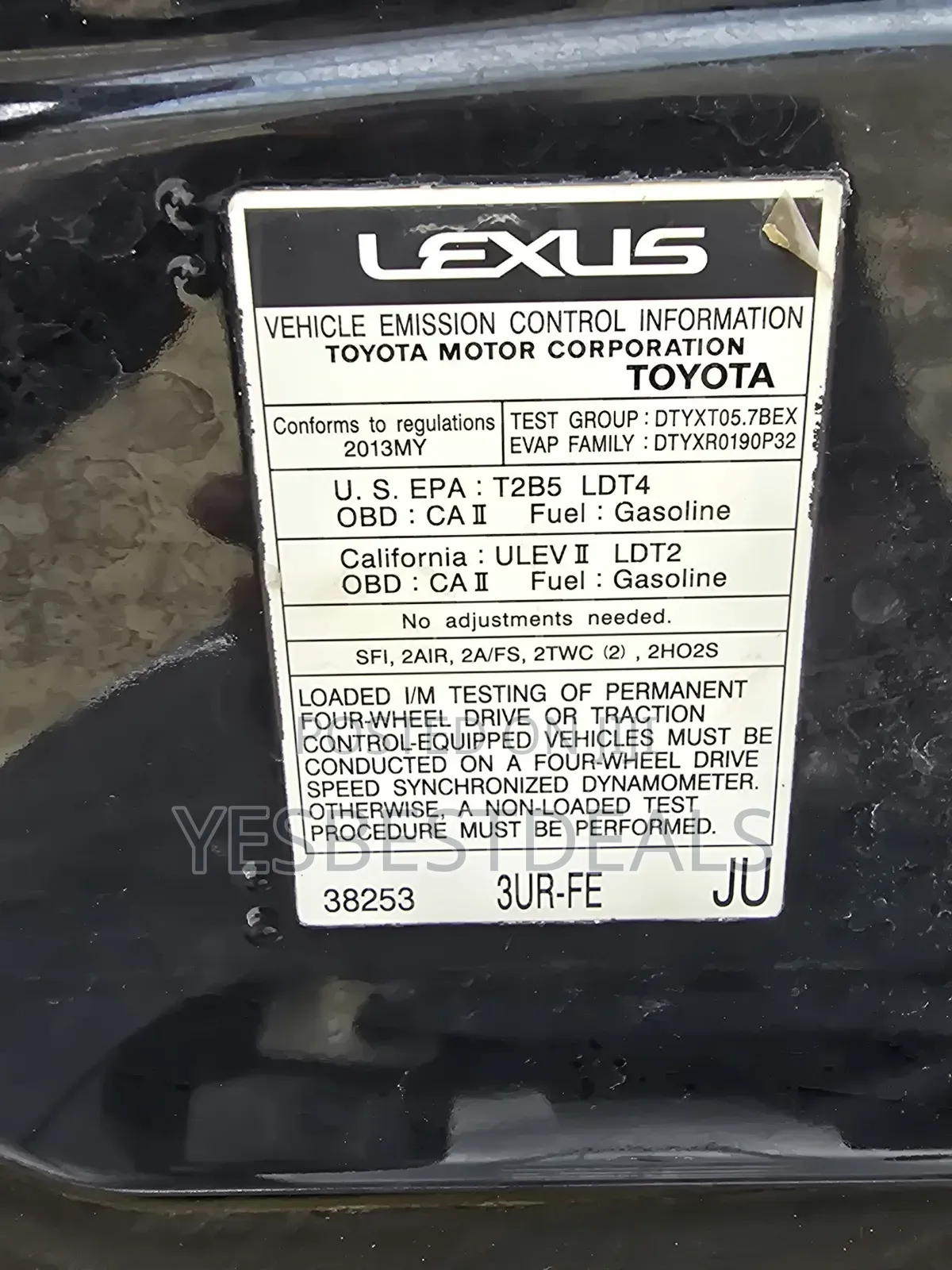 Lexus LX 570 AWD 2014 Black