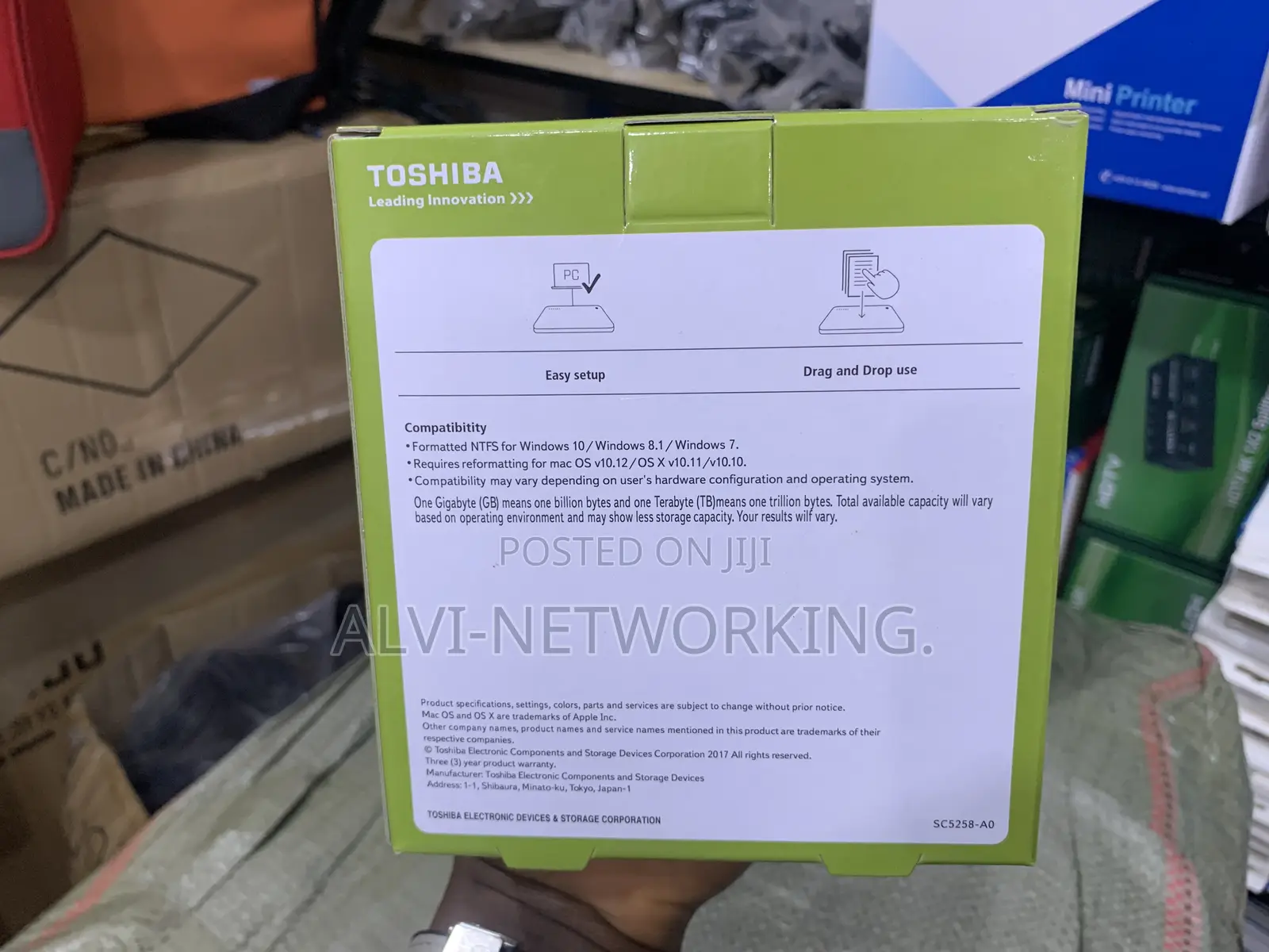 Toshiba USB 3•0 Mobile Hard Drive