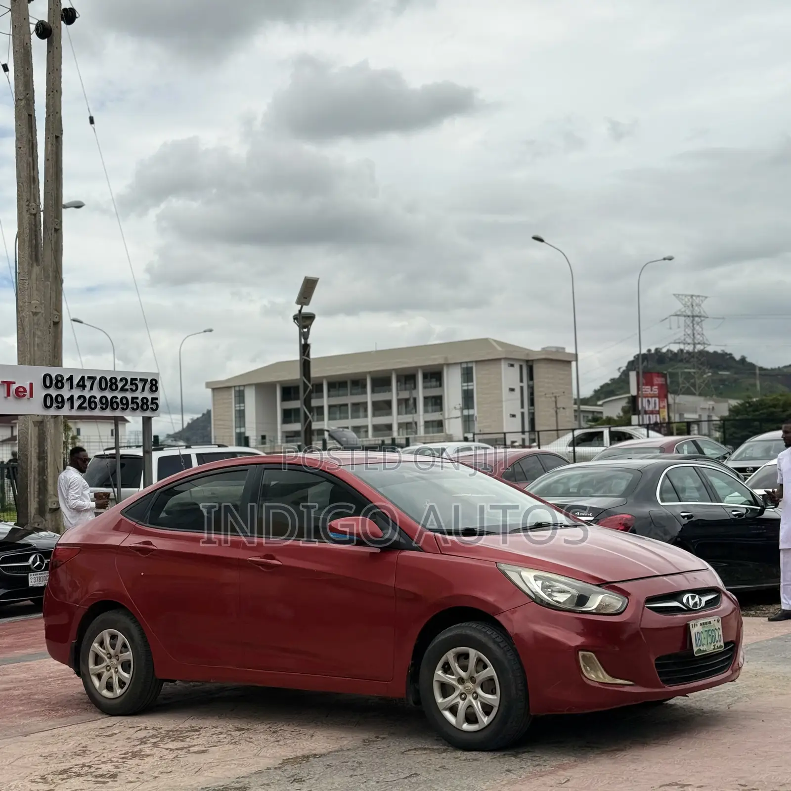Hyundai Accent 2012 Red