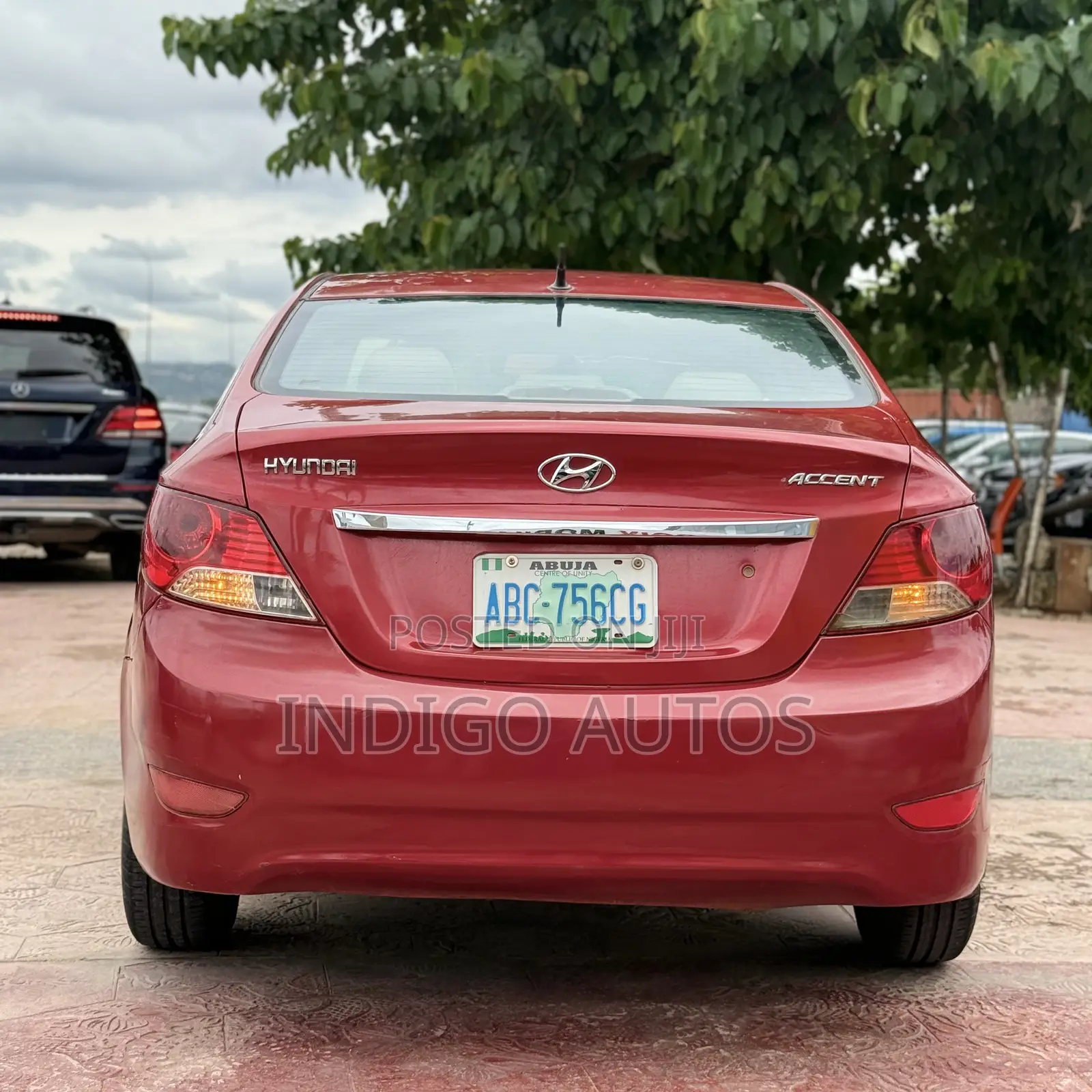 Hyundai Accent 2012 Red