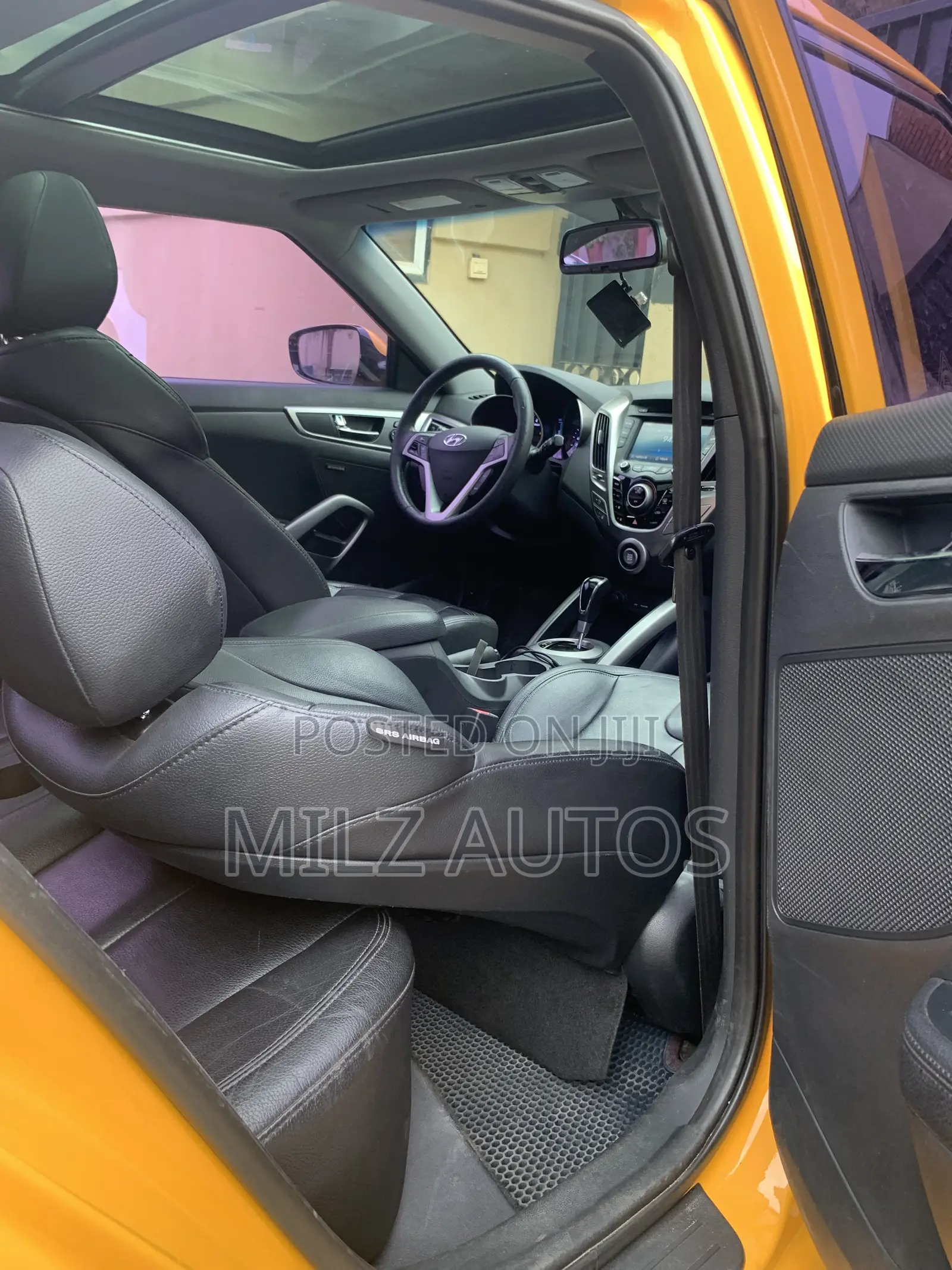 Hyundai Veloster Automatic 2012 Yellow