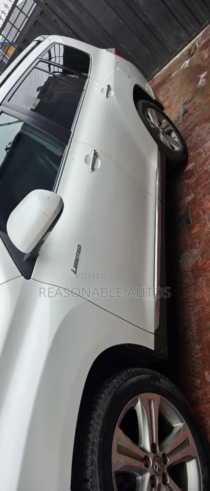 Toyota Highlander Limited 2012 White