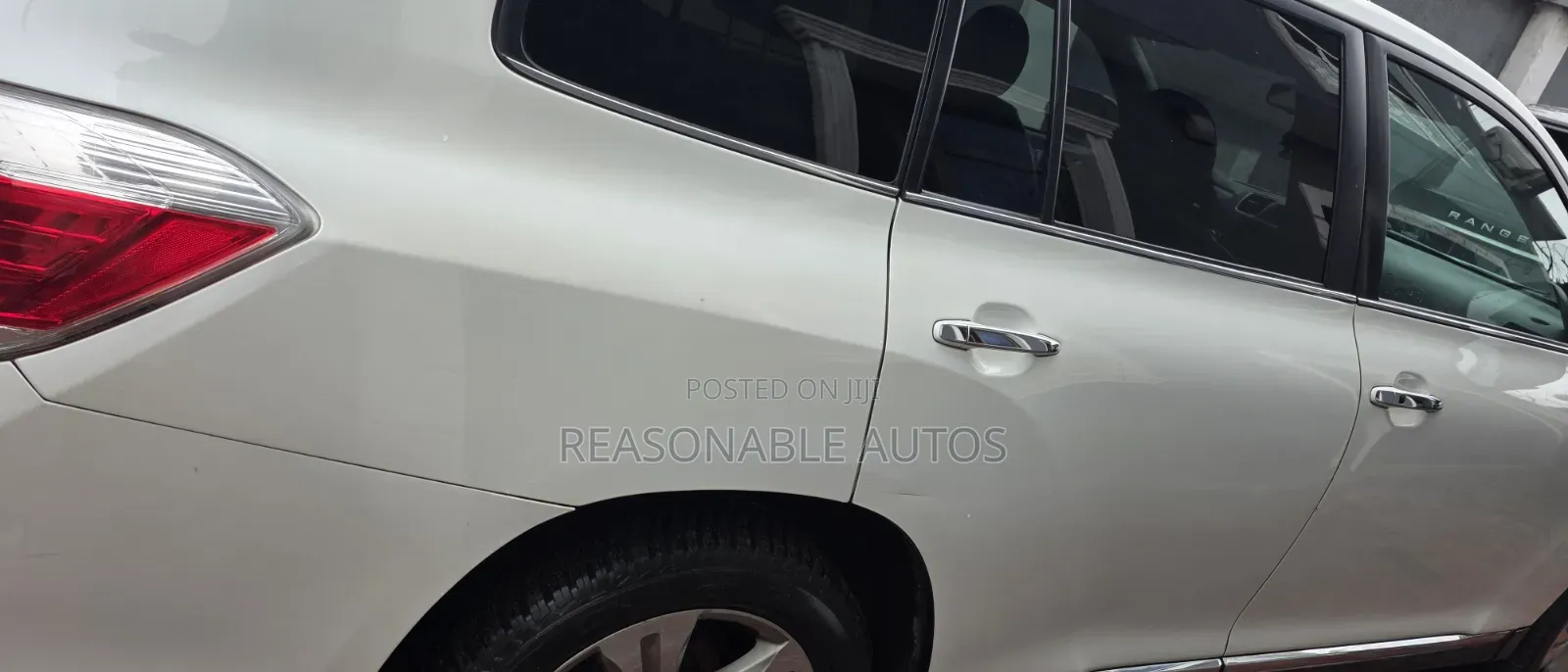 Toyota Highlander Limited 2012 White