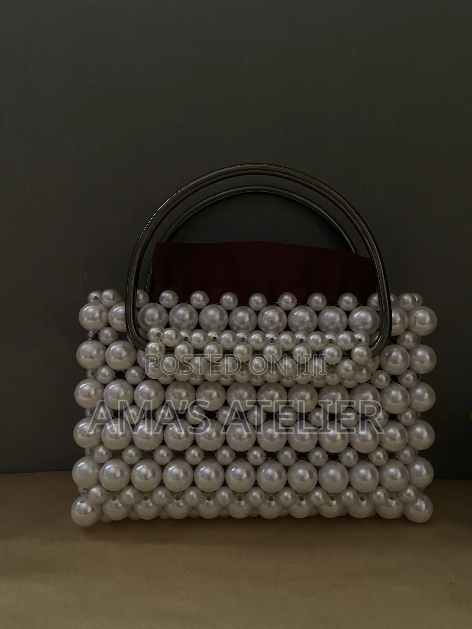 Pearl Beaded Bag