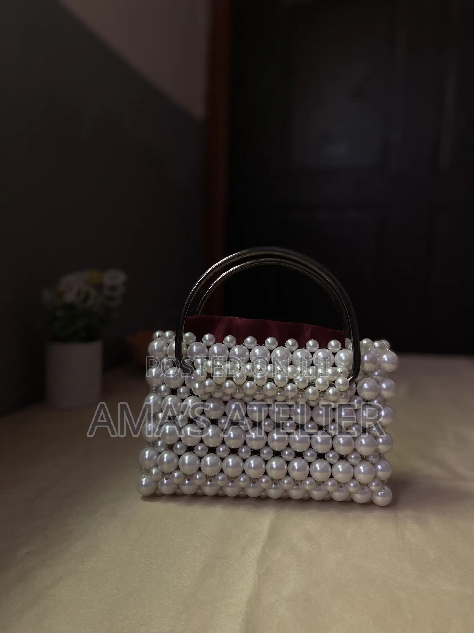 Pearl Beaded Bag