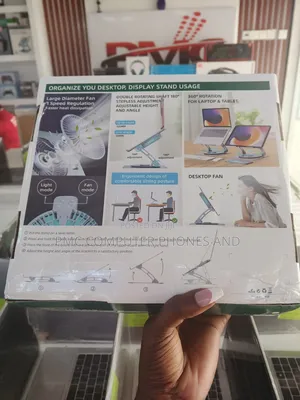Laptop Stand With Electric Fan