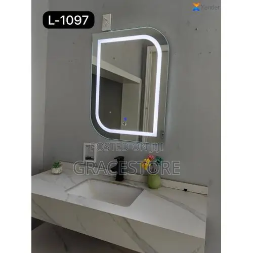Half Moon Led Mirror 3 Lights-- 70cm