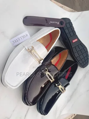 White Loafers Shoe for Men