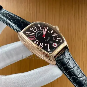 High Quality Franck Muller Luxury Leather Watch for Men