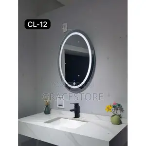 Oval Led Mirror 3 Lights- 50x70cm