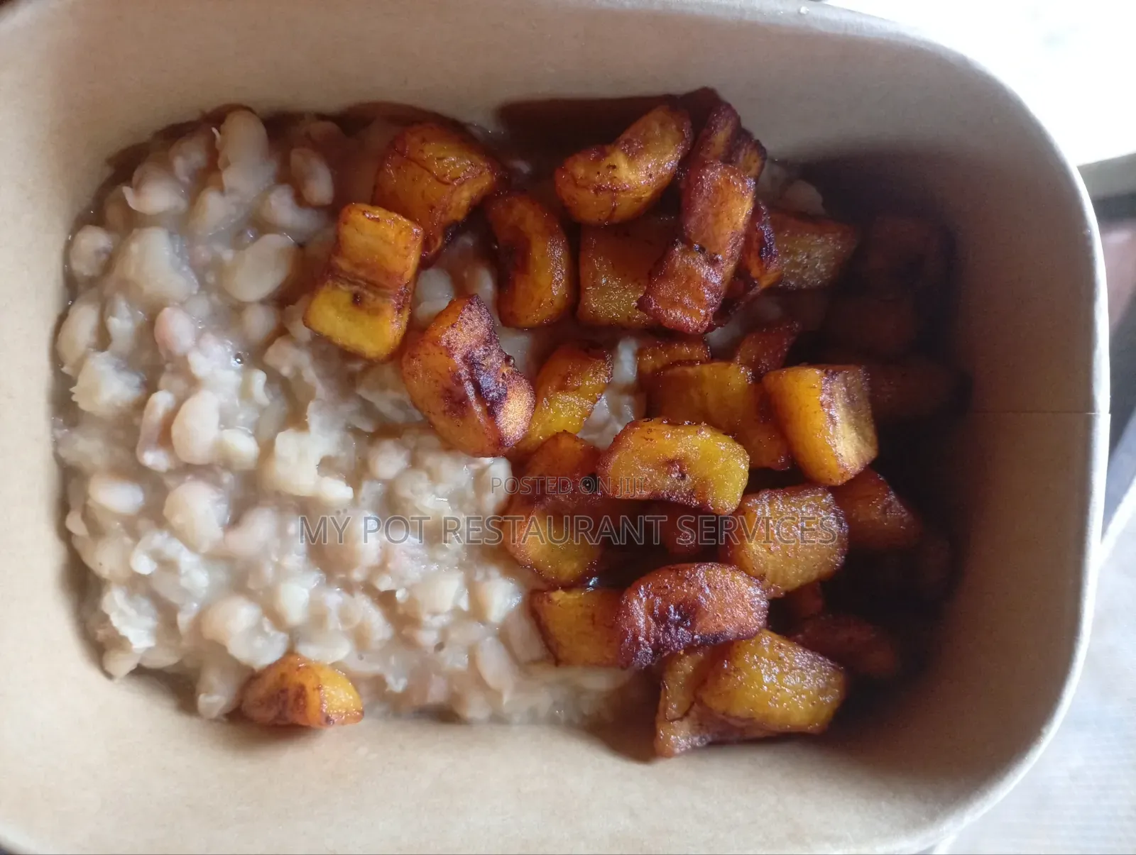 Ewa Agoyin, Plantain, Egg and Beef
