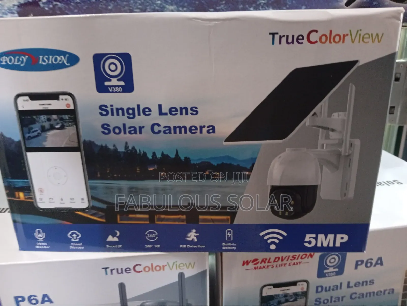 V380 Single Lens Solar Camera(polyvision)