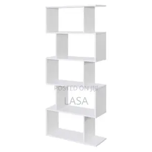 LAZAVA 5-Tier Display Shelf Freestanding Bookcase Room Divider