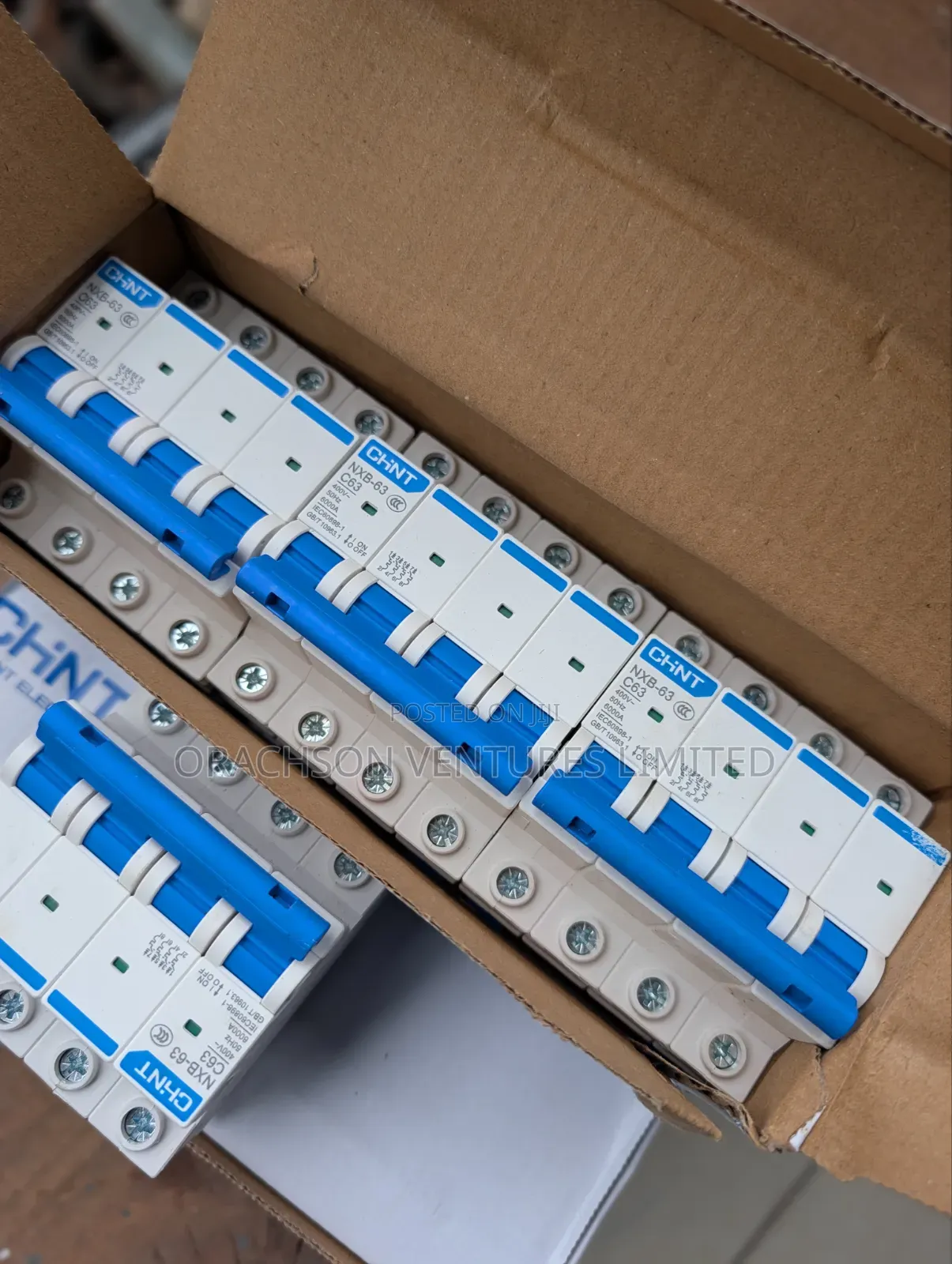 4pole MCB 63amps Chint Breaker