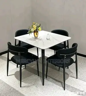 4 Seater Marble Dining Set