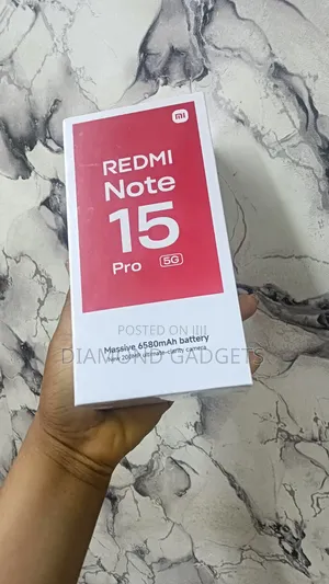 New Xiaomi Redmi Note 15 Pro 256 GB Black