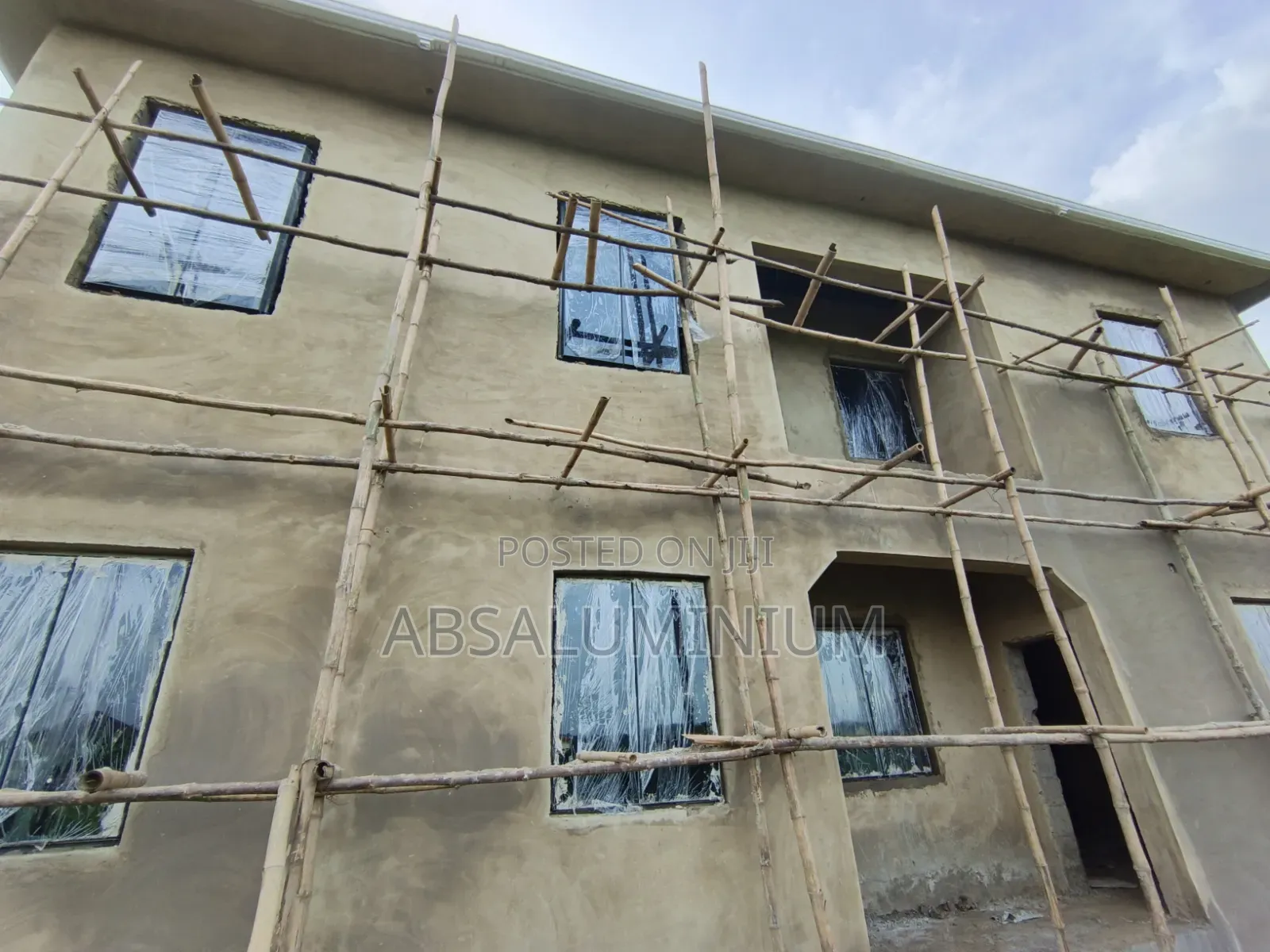 Aluminium Frameless Window With Burglary and Net